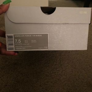 Air Force 1 Hightop Suede